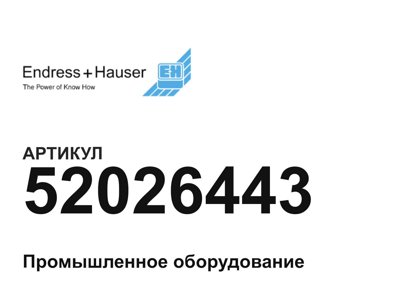 Endress+Hauser 52026443 (52026443)