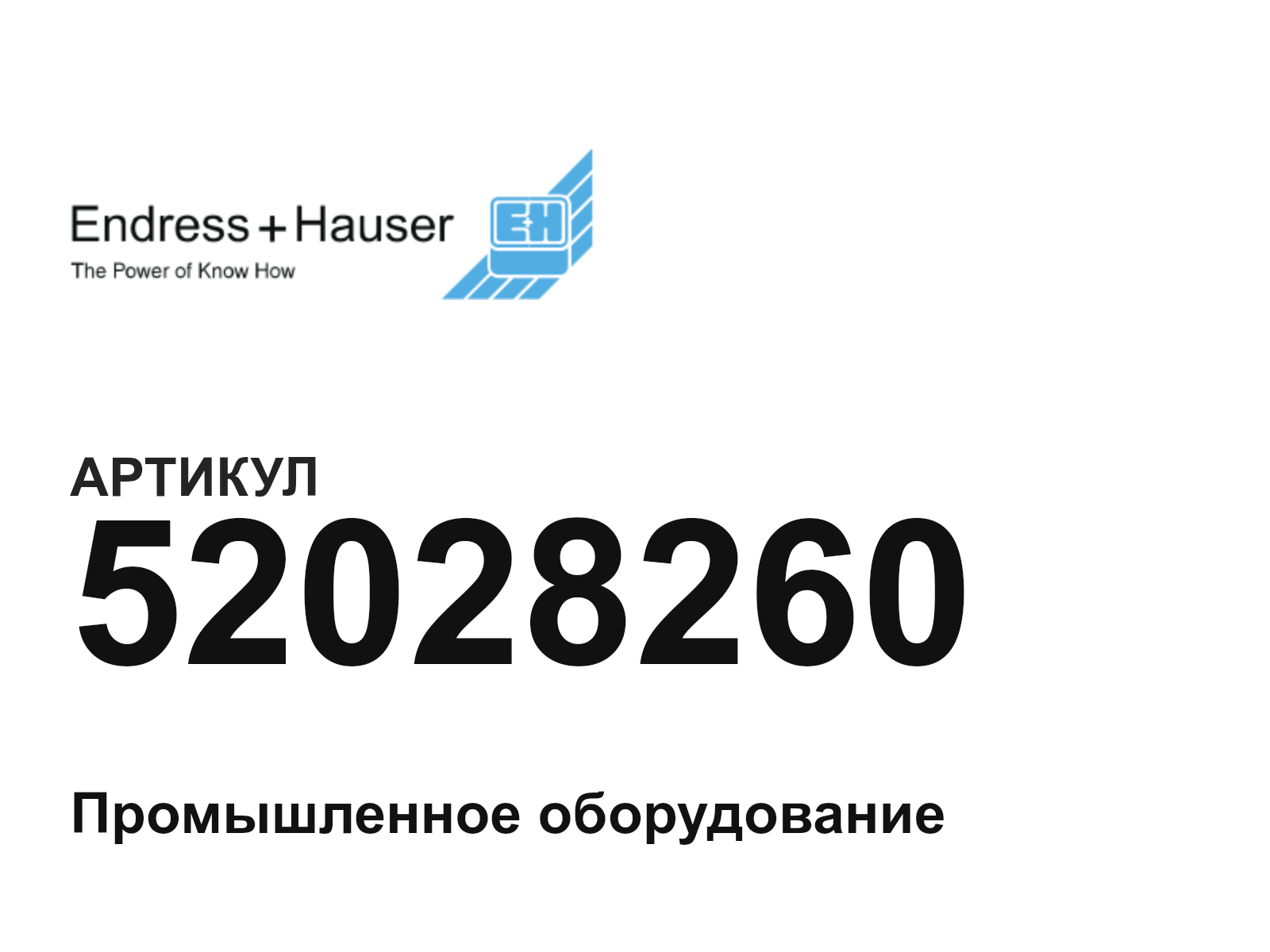 Endress+Hauser 52028260 (52028260)