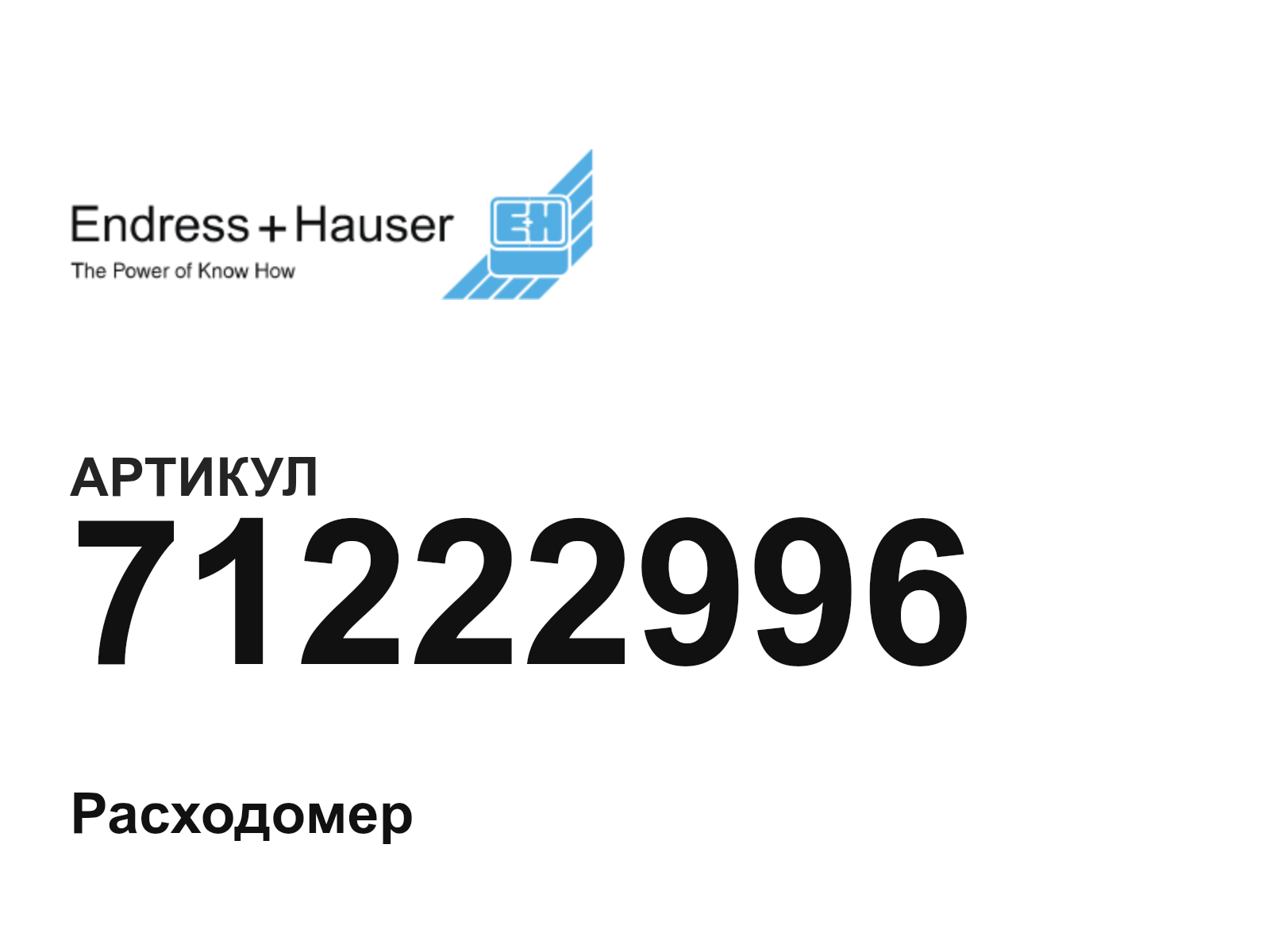 Endress+Hauser 71222996 (71222996)