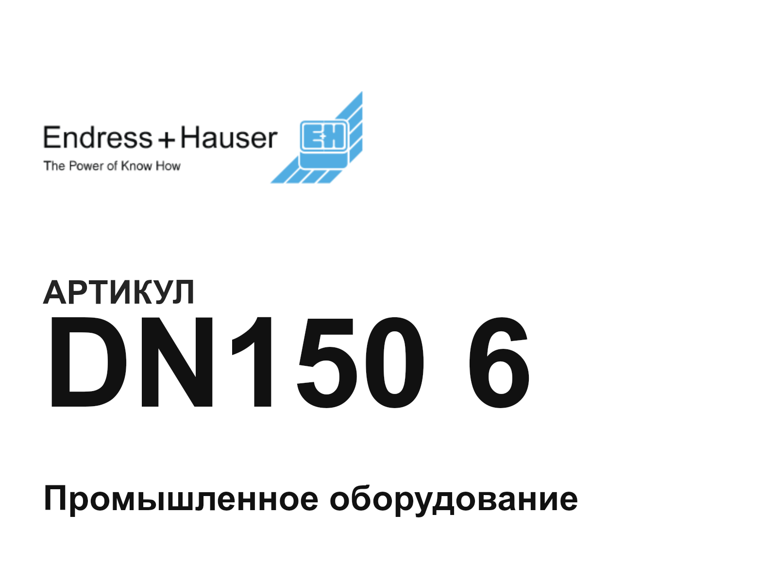 Endress+Hauser DN150-6 (DN1506)