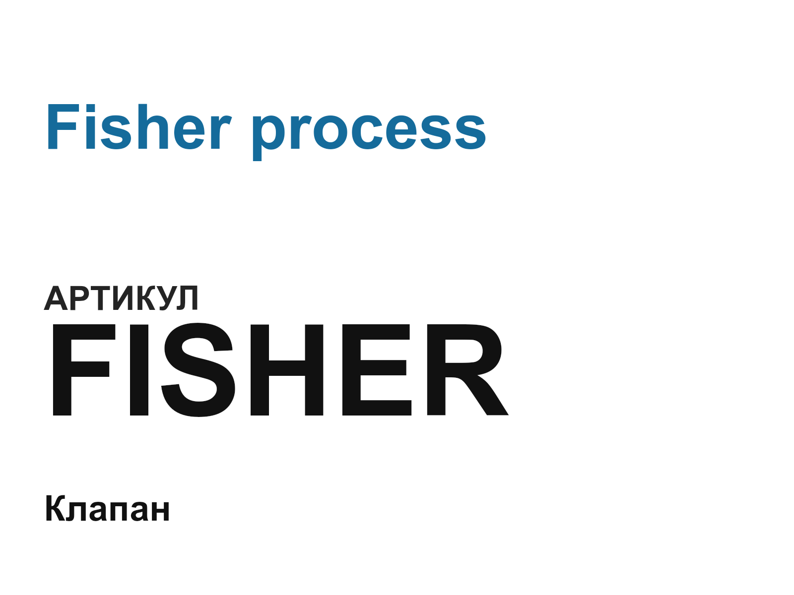 Fisher process FISHER (FISHER)