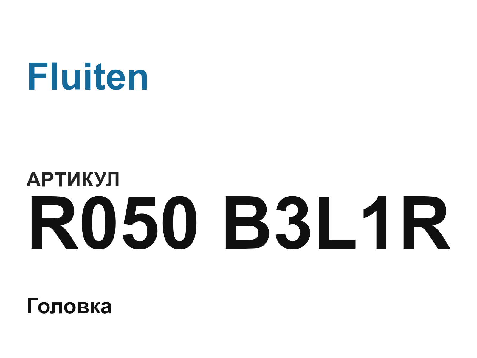 Fluiten R050-B3L1R (R050B3L1R)