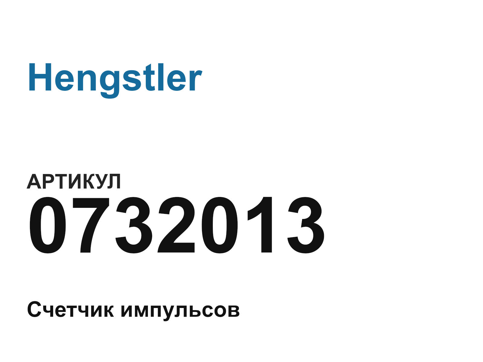 Hengstler 0732013 (0732013)