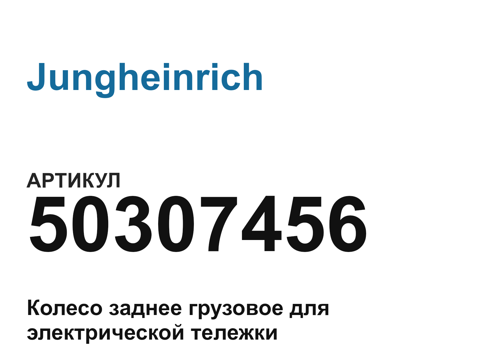 Jungheinrich 50307456 (50307456)