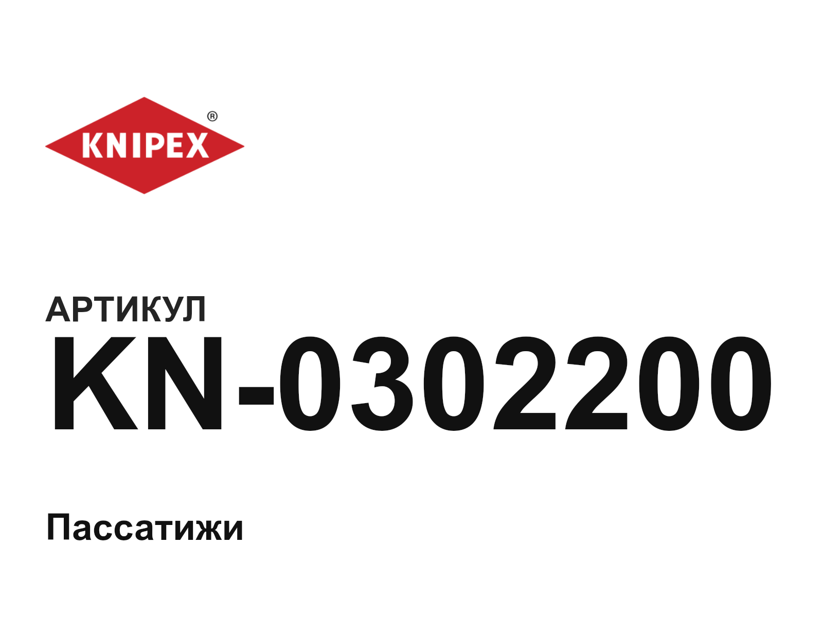 KNIPEX KN-0302200 (KN0302200)