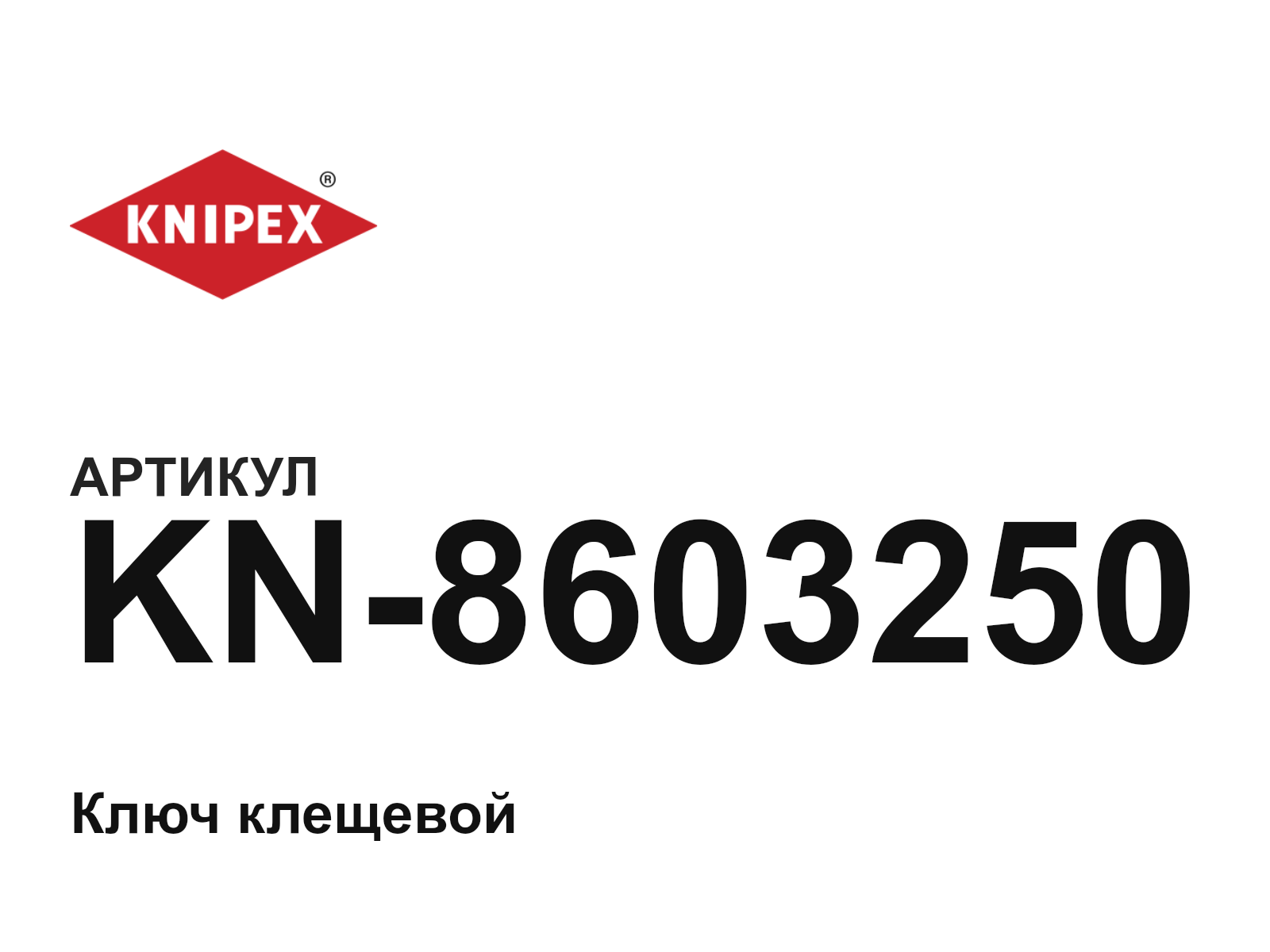 KNIPEX KN-8603250 (KN8603250)