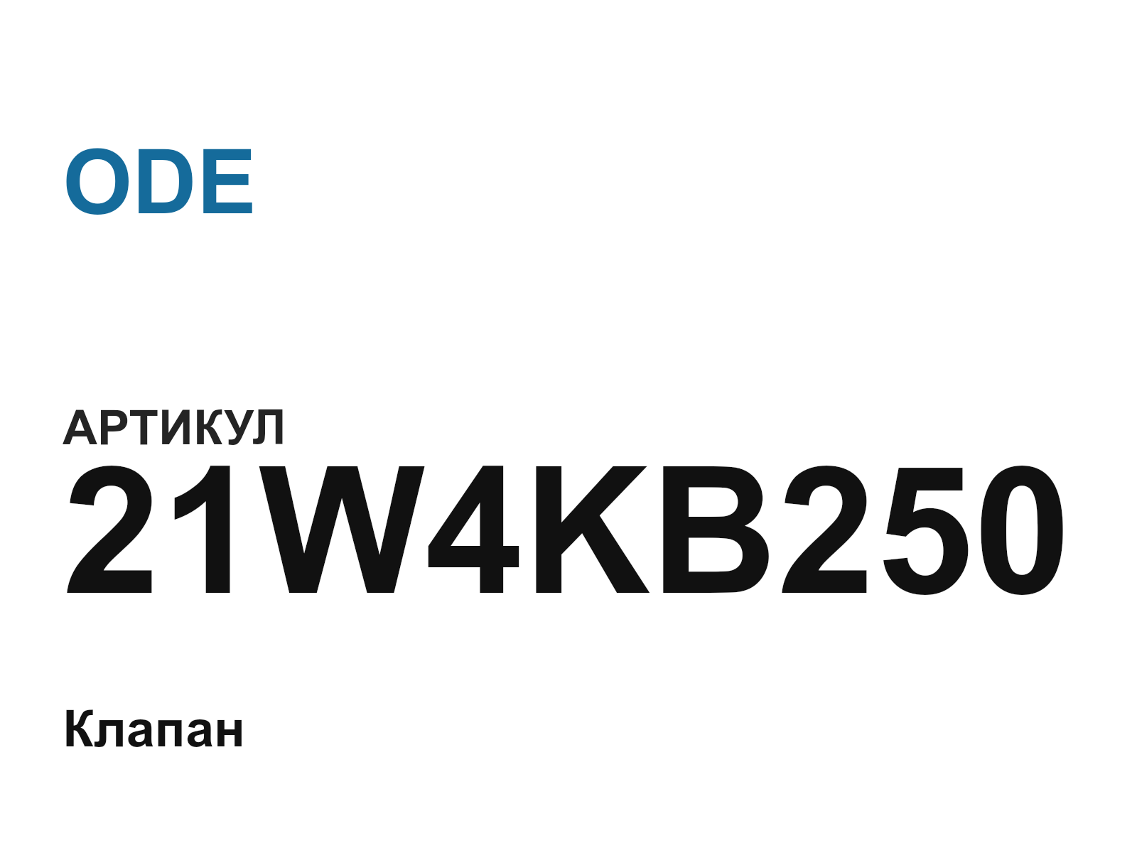 ODE 21W4KB250 (21W4KB250)