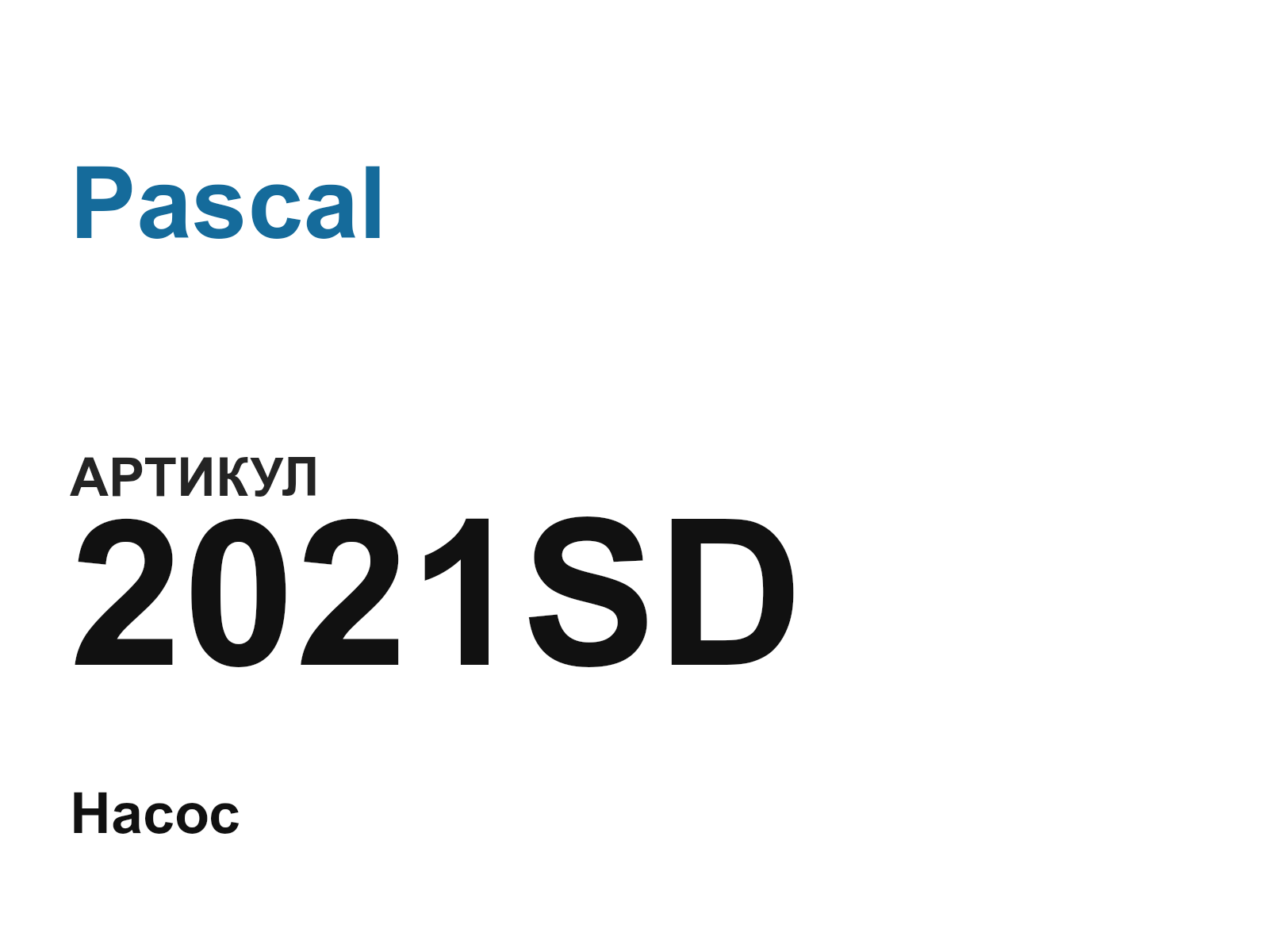 Pascal 2021SD (2021SD)
