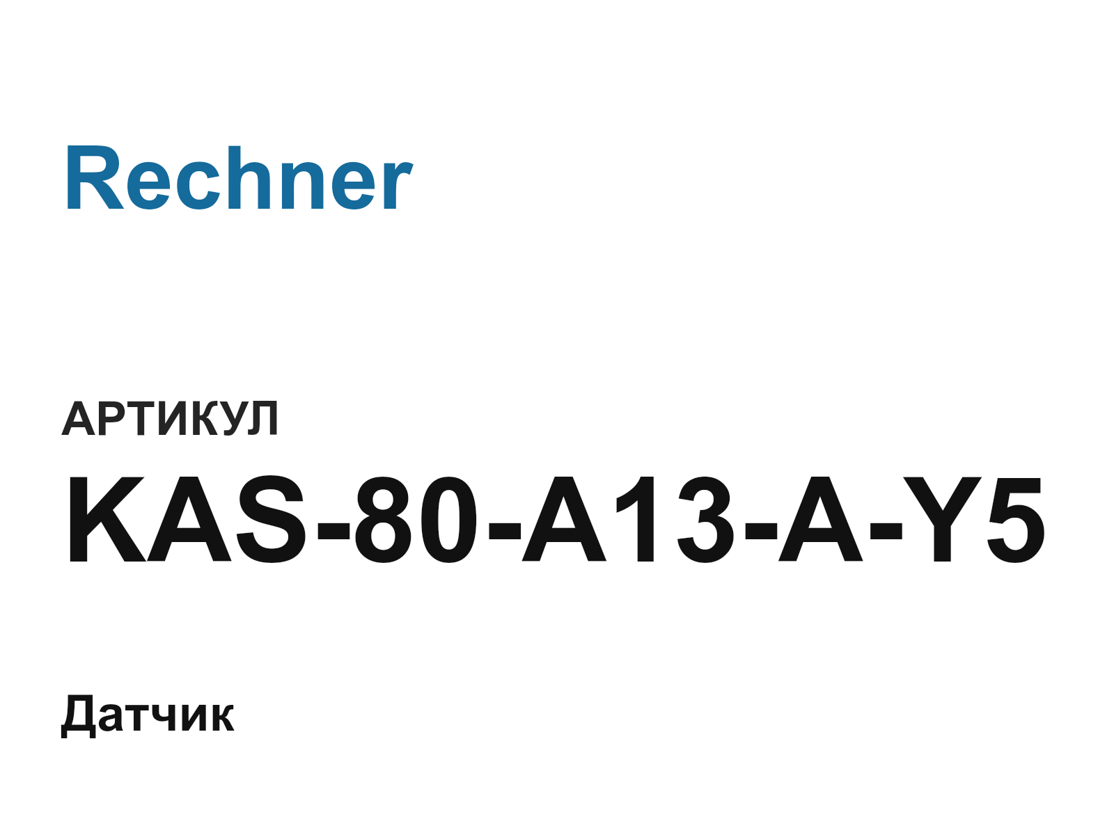 Rechner KAS-80-A13-A-Y5 (KAS80A13AY5)