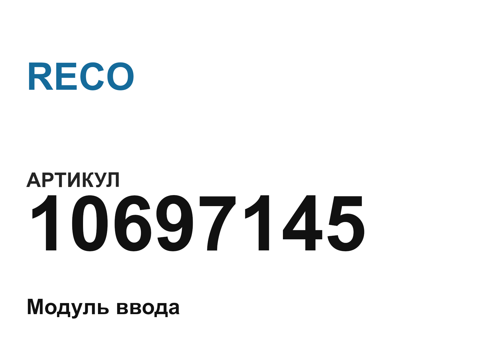RECO 10697145 (10697145)