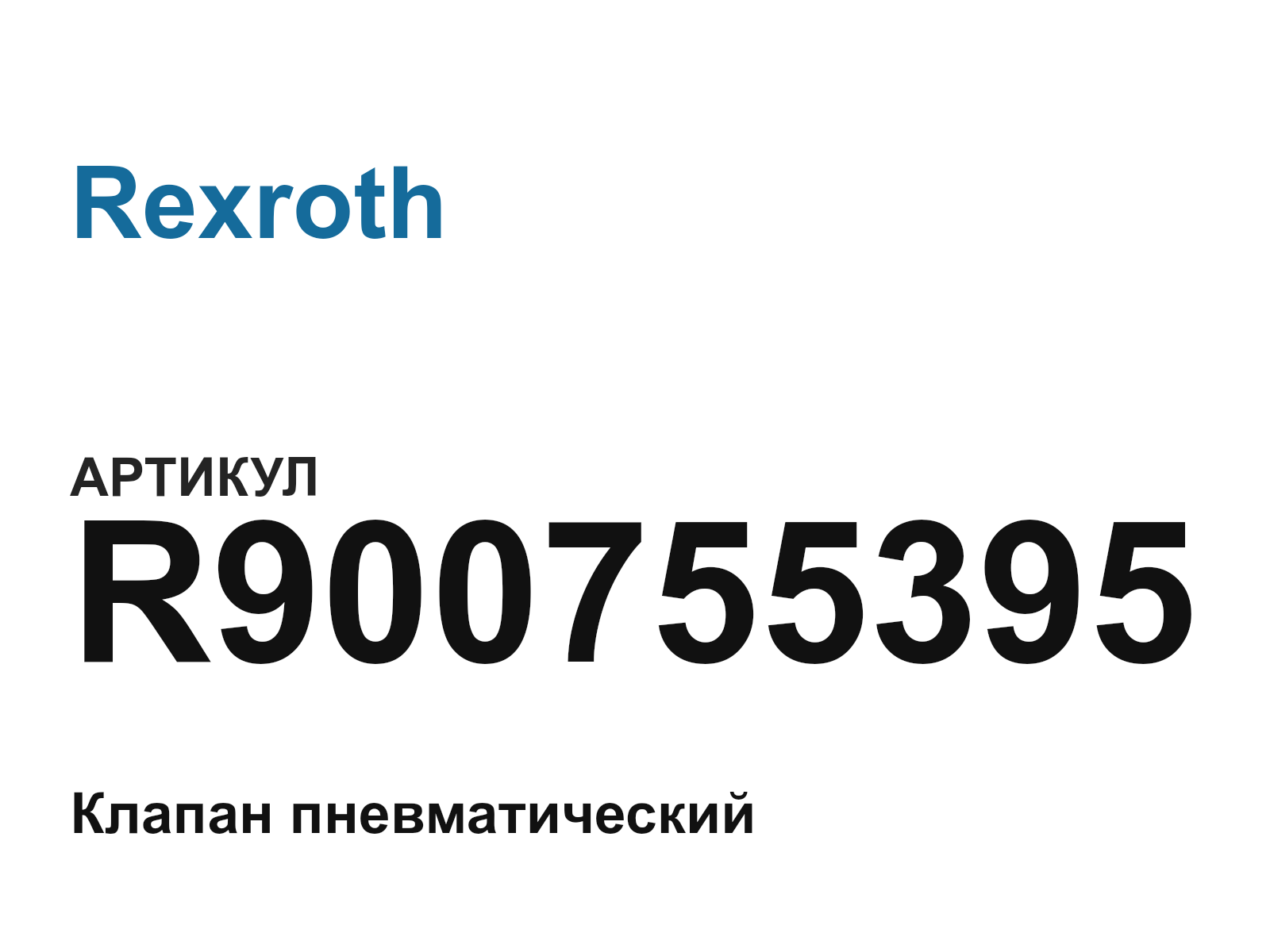 Rexroth R900755395-D2 (R900755395D2)