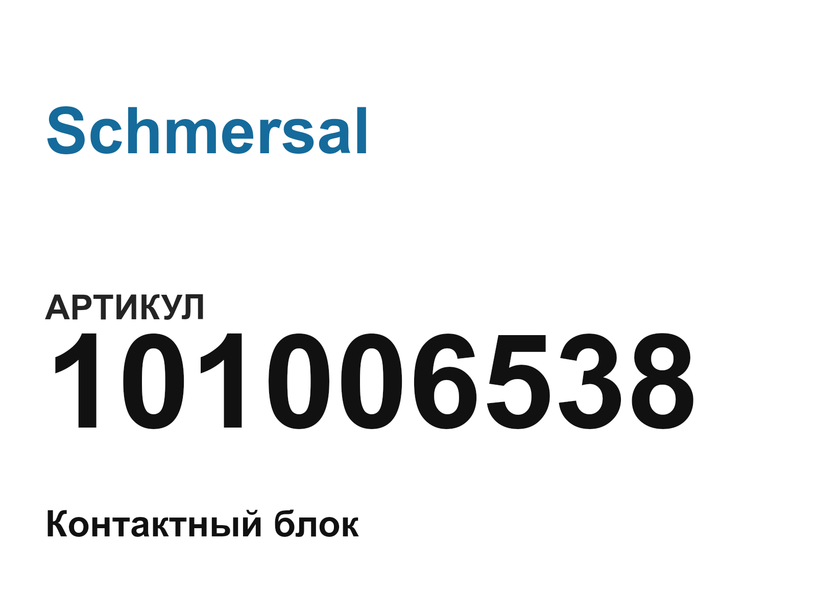 Schmersal 101006538 (101006538)