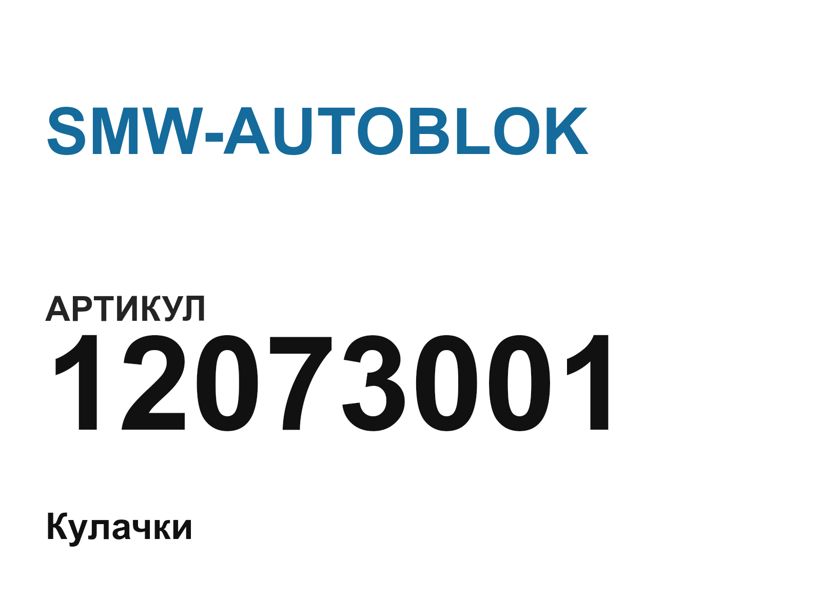 SMW-AUTOBLOK 12073001 (12073001)