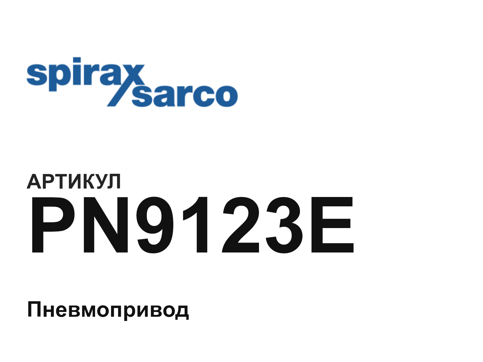 Spirax Sarco PN9123E (PN9123E)