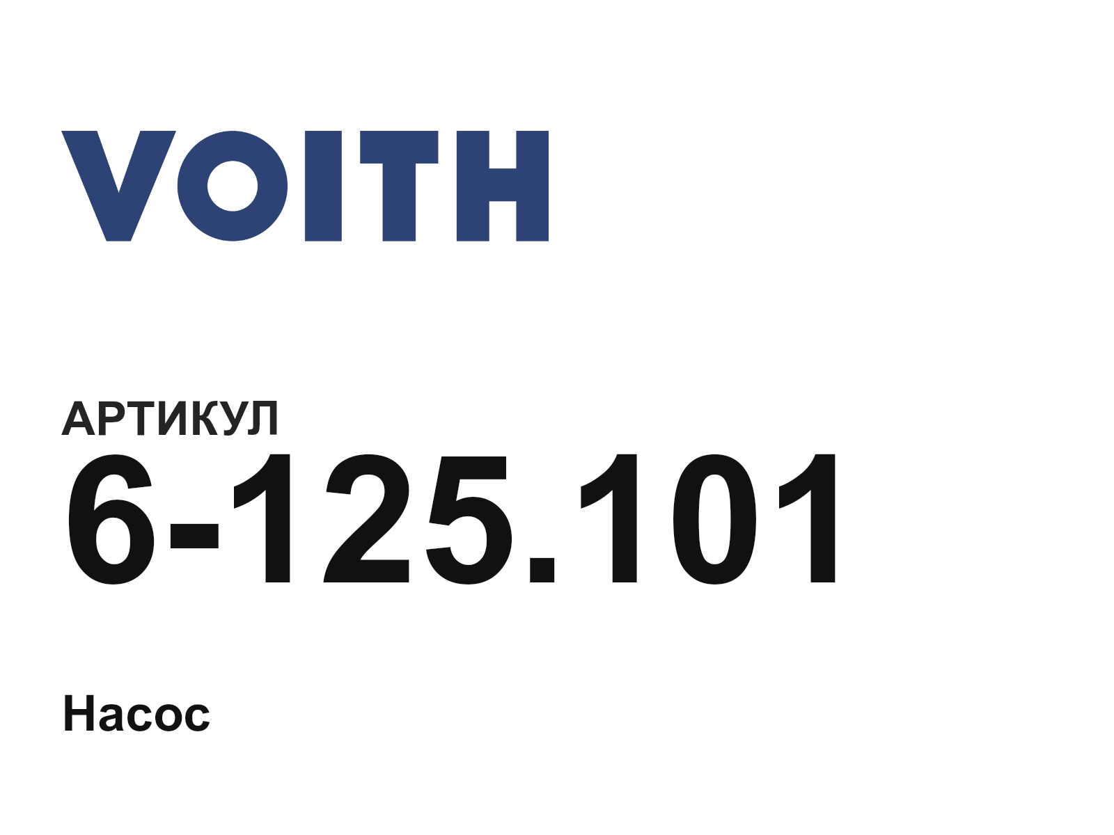 Voith 6-125.101 (6125.101)